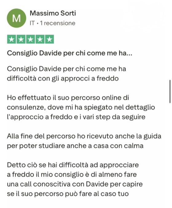 Recensione Trustpilot 4