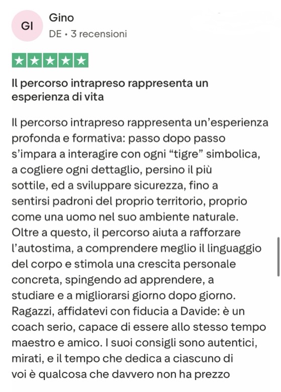 Recensione Trustpilot 7