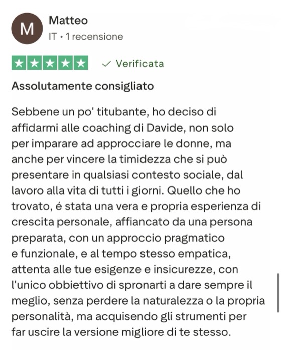 Recensione Trustpilot 9